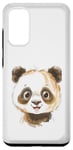 Coque pour Galaxy S20 Motif panda Happy Fun idéal pour l'école, unique