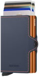 Secrid Twinwallet Matte Night Blue & Orange