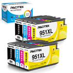 PACITEK 950 XL 951 XL Ink Cartridges Replacement for HP 950XL 951XL Ink Cartridges Compatible with HP Officejet Pro 8600 8610 8620 8630 8640 8100 8615 8625 8660 251dw 276dw(8 pack)