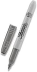 Sharpie Metallic Permanent Marker | Fine Tip | Silver | 1 count, silver