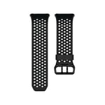 Bracelet Sport Fitbit Perforé Noir et charbon pour Ionic Taille S