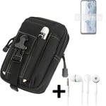 For Nokia G60 5G Belt bag + EARPHONES big outdoor protection Holster case sleeve