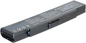 Kompatibelt med Sony Vaio VGN-CR520E/V, 11.1V, 4400 mAh