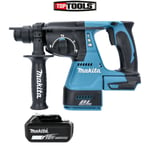 Makita DHR242Z 18v Brushless SDS+ Rotary Hammer Drill With 1 x 5.0Ah Battery