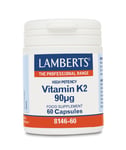 Lamberts Vitamin K2- 90mcg, 60 Capsules