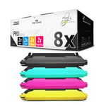 8x Pro Cartridge for Samsung CLX-3300 CLX-3305-FW Xpress SL-C-460-W C-460-FW