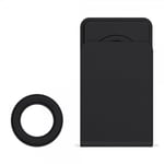 Nillkin Mobilhållare MagSafe Plain Leather + Magnetic Ring Svart