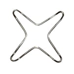hehsd0 Pan Stand Chrome Plated Gas Hob Rack Cooking Universal Stainless Steel Support Accessories Stand Trivet Kitchen Stove Top Coffee Maker Pot(1)