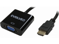 AV Evolveo HDMI adapter - D-Sub (VGA) 0.2m black (EV-HDMI-VGA)
