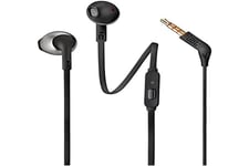 JBL T205 In-Ear Binaural Wired Black – HEADPHONES (Wired, In-Ear, Binaural, intr