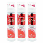 3 X Colgate Toothpaste Max White Luminous Pump 100ml
