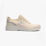 Skechers DYNAMIGHT 2.0-DAYTIME STRIDE Ladies Lace Up Trainers Off White Pink