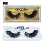 False Eyelashes 3d Real Mink Hair Extension Tools K79