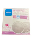 MAM Extra Thin Breast Pads Fixing Strip Pack 30 Ultra Discreet Maternity Pads