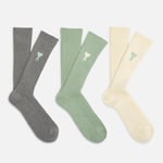 AMI x Coggles de Coeur Three-Pack Cotton-Blend Socks - EU 39-42