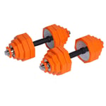 HNDZ New Adjustable Household Steel Suit Gift Box 30kg Combination Dumbbell Barbell Detachable, Fitness Equipment, Fitness Body, Sports Trends, Gym Home School Entertainment Venues ,Convenient and hea