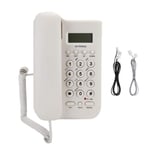 Ymiko KX-T076 Wired English Landline Home Office Telephone (UK Telephone Line with Random Color) (White)