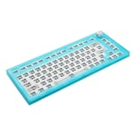 Next Time 75 / NT75 82 Keys Board 3/5 Pin Hot Swap Board Mécanique Clavier DIY Kit 75% Compact Design Peri Keyboard - Ocean Blue Océan bleu
