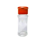 6 Pcs 100ml Salt and Pepper Shakers Bottle Set Salt and Pepper Pots Spice Jars Plastic Spice Bottles Spice Storage Can for Kitchen (red)