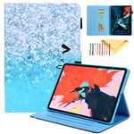 Case for iPad Pro 11" 2021/2020, iPad Pro 11 Inch 3rd/2nd/1st Gen Case, Uliking PU Leather Child Proof Stand Cover with [Wallet Pocket] [Book Cover Design] [Auto Sleep/Wake], Sliver Bubble