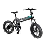 Folding Electric Mountain Bike, 250W 36V with LCD Screen, 3 Riding Modes 7 Speeds, 25km/h, 25KG, 20 inch Tires, Suitable for Men a(Mountain Bike Saddles,Bicycle)