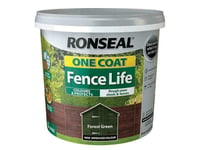 Ronseal One Coat Fence Forest Green 5 Litre RSLOCFLFG5L
