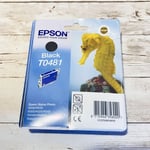 Genuine Epson Seahorse T0481 Black Ink cartridge T048140 Photo R300 RX620 RX640