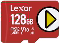 Karta Lexar Play Microsdxc 128 Gb Class 10 Uhs-I/U1 A1 V10 (Lmsplay128g-Bnsng)