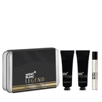 Mont Blanc Legend EDP Spray 7.5ml + Face Cream + Cleansing Gel  Grooming Kit Set