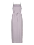 Recycled Cdc Midi Slip Dress Purple Calvin Klein