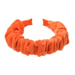 DARK Velvet Hair Band Wave Orange