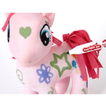 Brand New My Little Pony 20cm Scribble Me PINKIE PIE Soft Toy