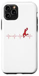 Coque pour iPhone 11 Pro Basketballer Heartbeat Pulse EKG Ballon de basket