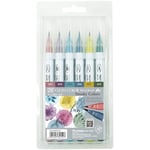 ZIG Clean Color Real Brush smokey colors 6/etui