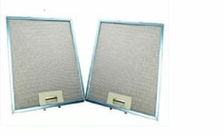 2 X Metal Oven Cooker Hood Extractor Fan Vent Filters For Neff 320 X 260mm