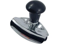 Carcommerce Steering Wheel Ball, Straight, Silver