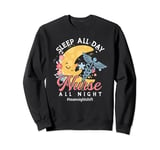 Sleep All Day Nurse All Night | Team Night Shift | Nursing Sweatshirt