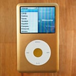 Apple iPod Classic 7th Generation  Glod/White 1TB  - Latest Model  Retail Box