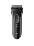Braun Series 3 ProSkin 3000s Electric Shaver, Black - Rechargeable Electric Razor, One Colour, Men
