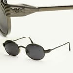 Emporio Armani 1997 Vintage Sunglasses Mens Womens Gunmetal Eagle 055 905/26