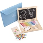 New Classic Toys 18270 Wooden Chalkboard-My First Laptop
