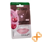 GARNIER Skin Naturals Lip Plumping Sheet Mask with Cherry Extract Panthenol 5g