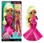LOL Surprise OMG Fashion Doll - Lady Diva - With Multiple Surprises including Transforming Fashions and Fabulous Accessories – Great for Kids Ages 4+, Black