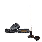 PNI ALB-PACK12 Radio CB Albrecht AE 6110 ASQ ML160 Antenna with Magnetic Base, Black, Set of 2