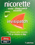 Nicorette Step 1 Invisi 25mg Nicotine Patches, Pack of 7