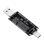 1 Pcs CFast USB 3.1 Type A+C Card Reader Adapter Portable Card Reader6786