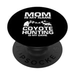 Coyote Wildlife Hunting and Predator Hunting for Mom PopSockets Swappable PopGrip