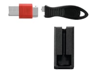 Kensington USB Port Lock with Cable Guard - Square - Bloqueur de port USB - argent