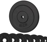 G5 HT SPORT Cast Iron Weight Plates Diameter 25 mm for Gym and Home Gym from 0.5 to 20 kg for Dumbbells and Barbells (1 x 05 kg)