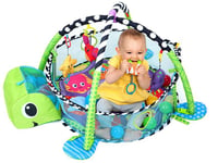 Turtle Baby Gym 3 in 1 Activity Play Floor Mat Ball Pit & Toys Babies Playmat
